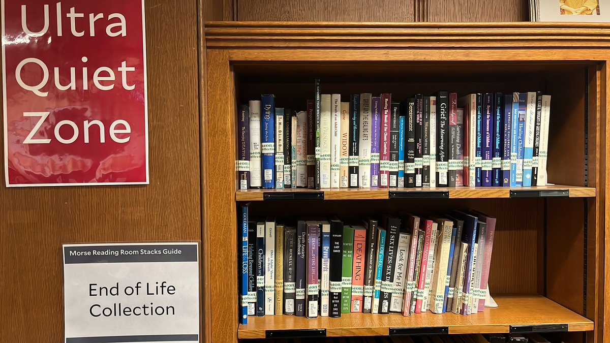Morse Reading Room <a href="/Yale/">Yale University</a> Medical Library: Hard to imagine a better place for studying M.H. on finitude.