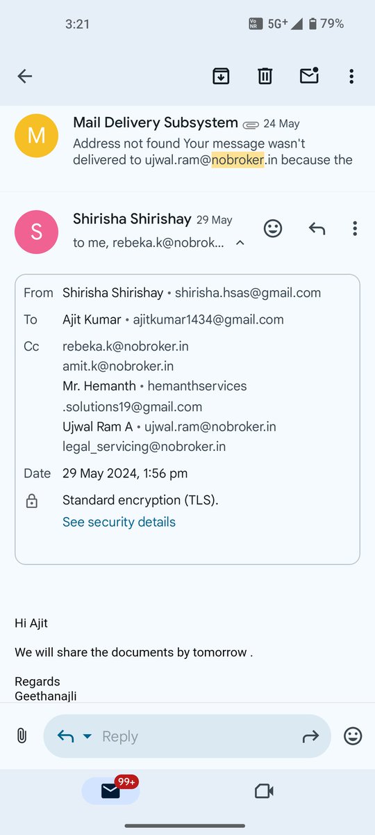 Ajitkumar1434's tweet photo. @NoBrokerCare Wow @NoBrokerCare  this is called patience..if you don't want to do, please tell, if you don't to refund, please tell that also, this is shit.. https://t.co/95OtsbVGMe