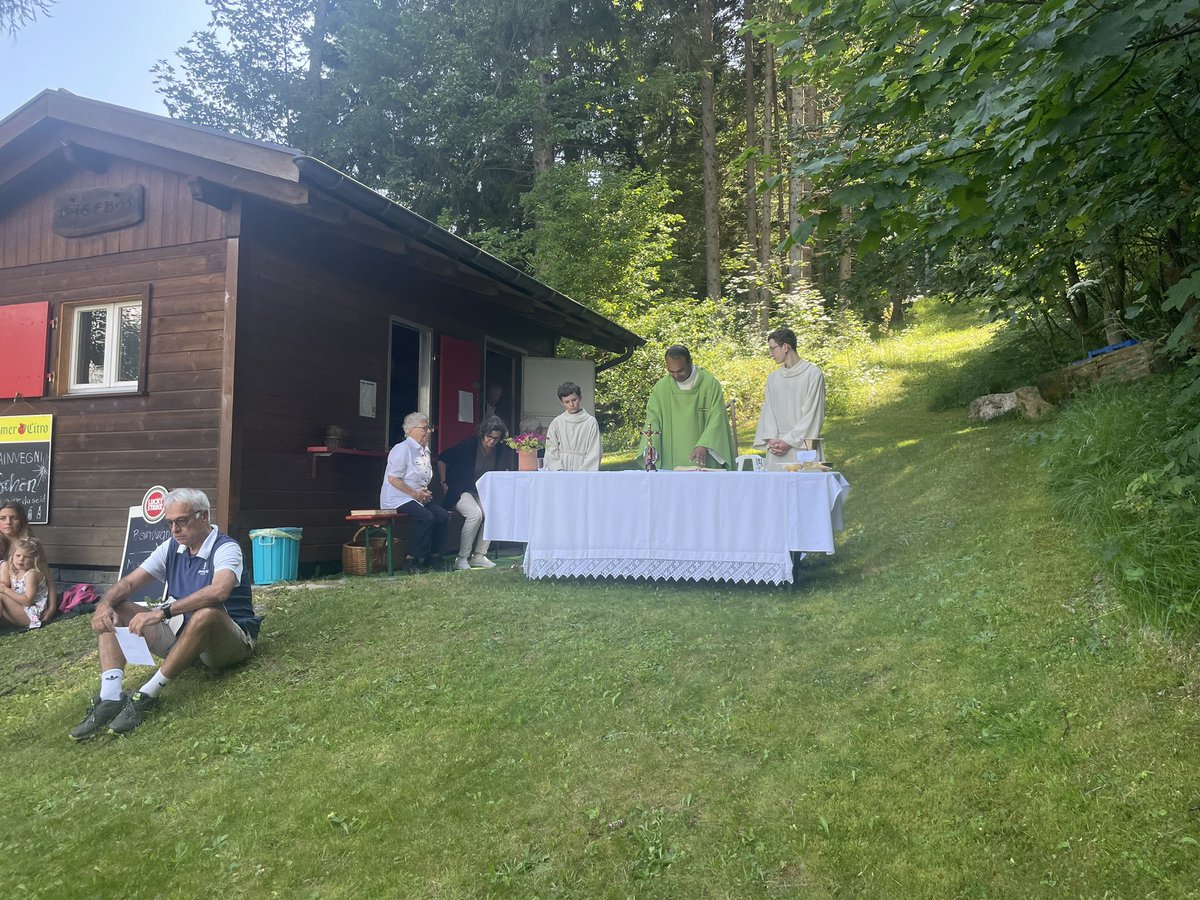 Feldgottesdienst Culms da Domat