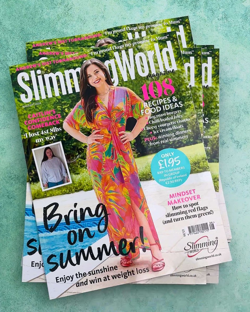 SlimmingWorld's tweet photo. Do you read Slimming World Magazine cover-to-cover, or flick straight to your favourite feature 📖😍? https://t.co/hsecS319V6