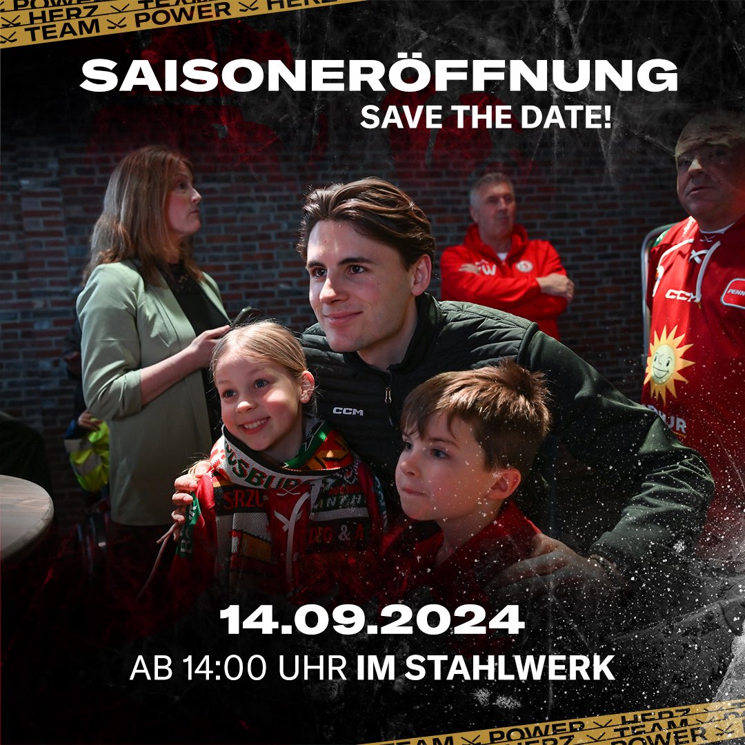 Save the Date: Saison-Eröffnungsfeier der DEG mit dem gesamten Team am 14. September im Stahlwerk. Alle Infos unter deg-eishockey.de.