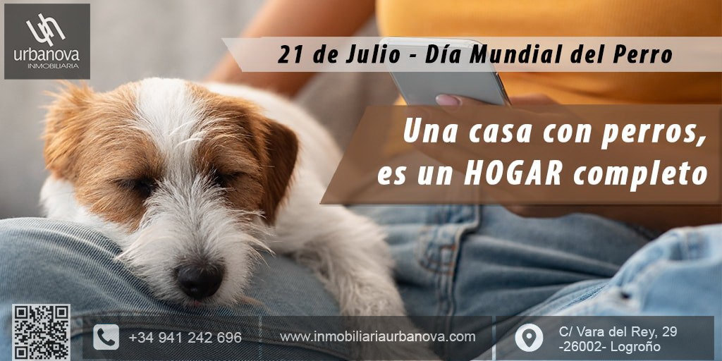 🐶 FELIZ DÍA DEL #PERRO A TODAS VUESTRAS MASCOTAS

👉 inmobiliariaurbanova.com

#pisos #alquiler #venta #inmobiliaria #Logroño #LaRioja y alrededores