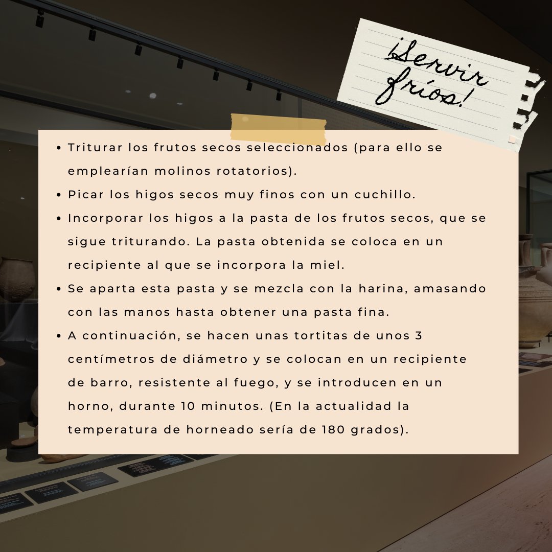 MANArqueologico's tweet photo. 🥰Como comentamos en el primer post de #RecetasCONVIVIU, os animamos a que las hagáis, las probáis y nos compartáis fotos de vuestras comidas arqueológicas🗒️✍🏼 https://t.co/vKVBrCVWVS
