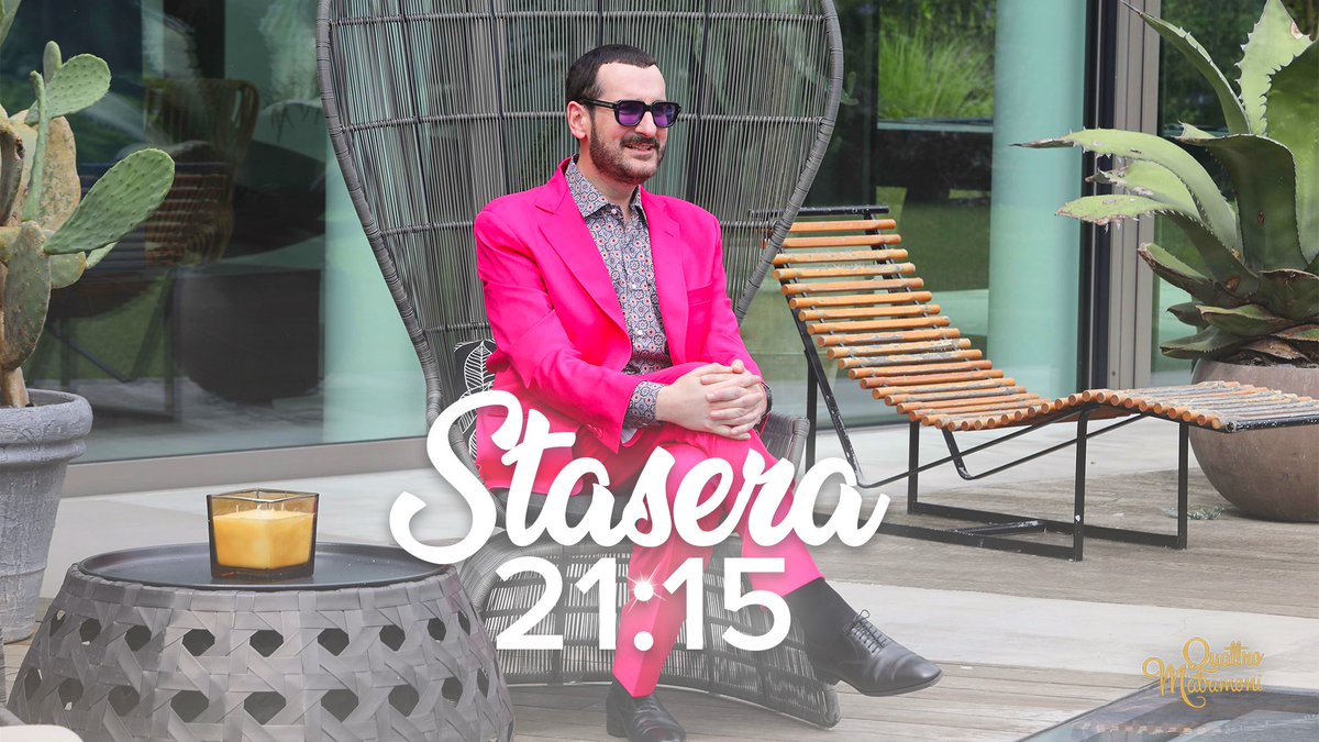 Ultimo imperdibile appuntamento di #QuattroMatrimoni STASERA alle 21:15!!!😈
La nuova stagione su <a href="/SkyItalia/">Sky</a> e in streaming su <a href="/NOWTV_It/">NOW</a> 
<a href="/CdGherardesca/">Costa d Gherardesca</a>