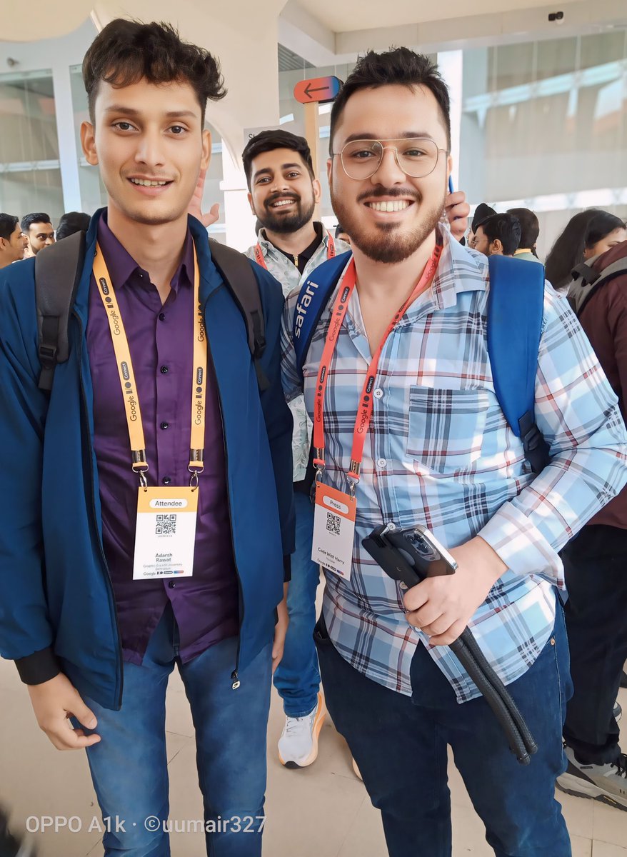 1xAdarsh's tweet photo. Happy Guru Poornima, 🌟🙏
To every nice mentor I've met, whether in person or virtually, and become a lifelong fan.
@Hiteshdotcom
@codewithharry
ps.: #GoogleIOConnectBLR https://t.co/vvWIj3JINJ