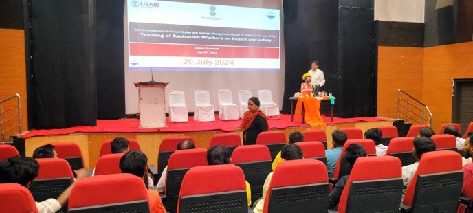 Ms Kam Foundstion trained 45 #sanitationworkers on behalf of WASH I from #GuwahatiMunicipalCorporation, #GoalparaMunicipalBoard, #NagaonMunicipalBoard. 
On Safe Sanitation  <a href="/SBMUrbanAssam/">Swachh Bharat Mission (Urban) Assam</a> <a href="/SwachhBharatGov/">Swachh Bharat Urban</a> <a href="/RoopaMishra77/">Roopa Mishra</a>  <a href="/usaid_india/">USAID India</a> <a href="/BMGFIndia/">Gates Foundation India</a>  <a href="/NFSSMalliance/">National Faecal Sludge and Septage Alliance</a>