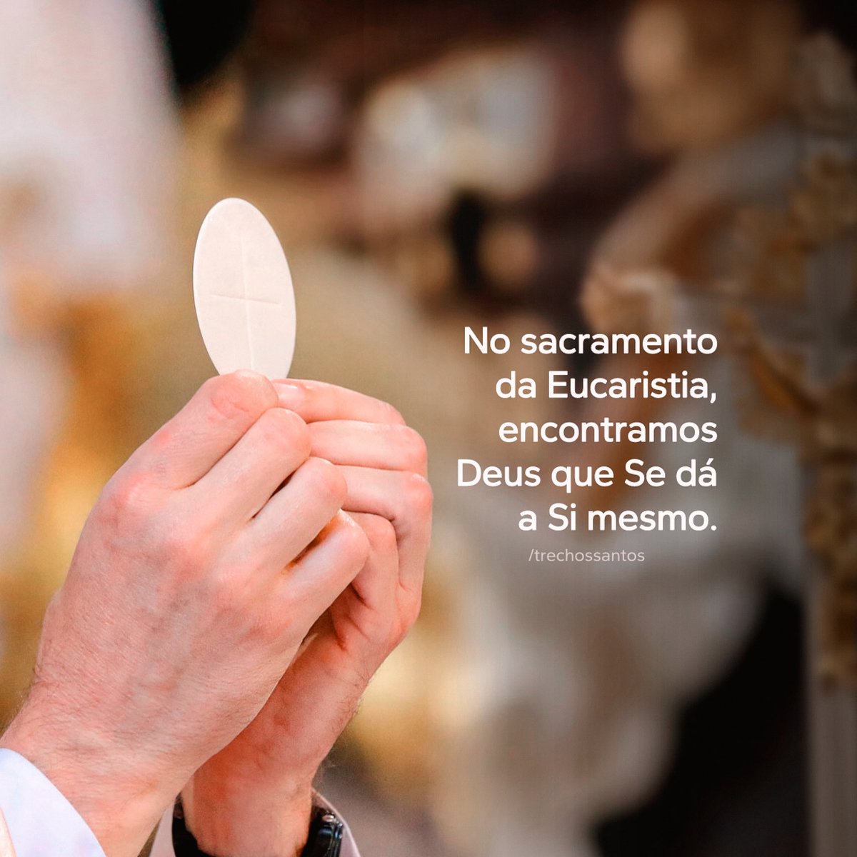 A Eucaristia é essencial para nós: é Cristo que quer entrar na nossa vida e enchê-la com a sua graça.

Protegei-me, ó meu Deus, contra o inimigo da minha alma e todo tipo de opressão. Sejamos assíduos ao Sacramento da Eucaristia. 🙏🏼