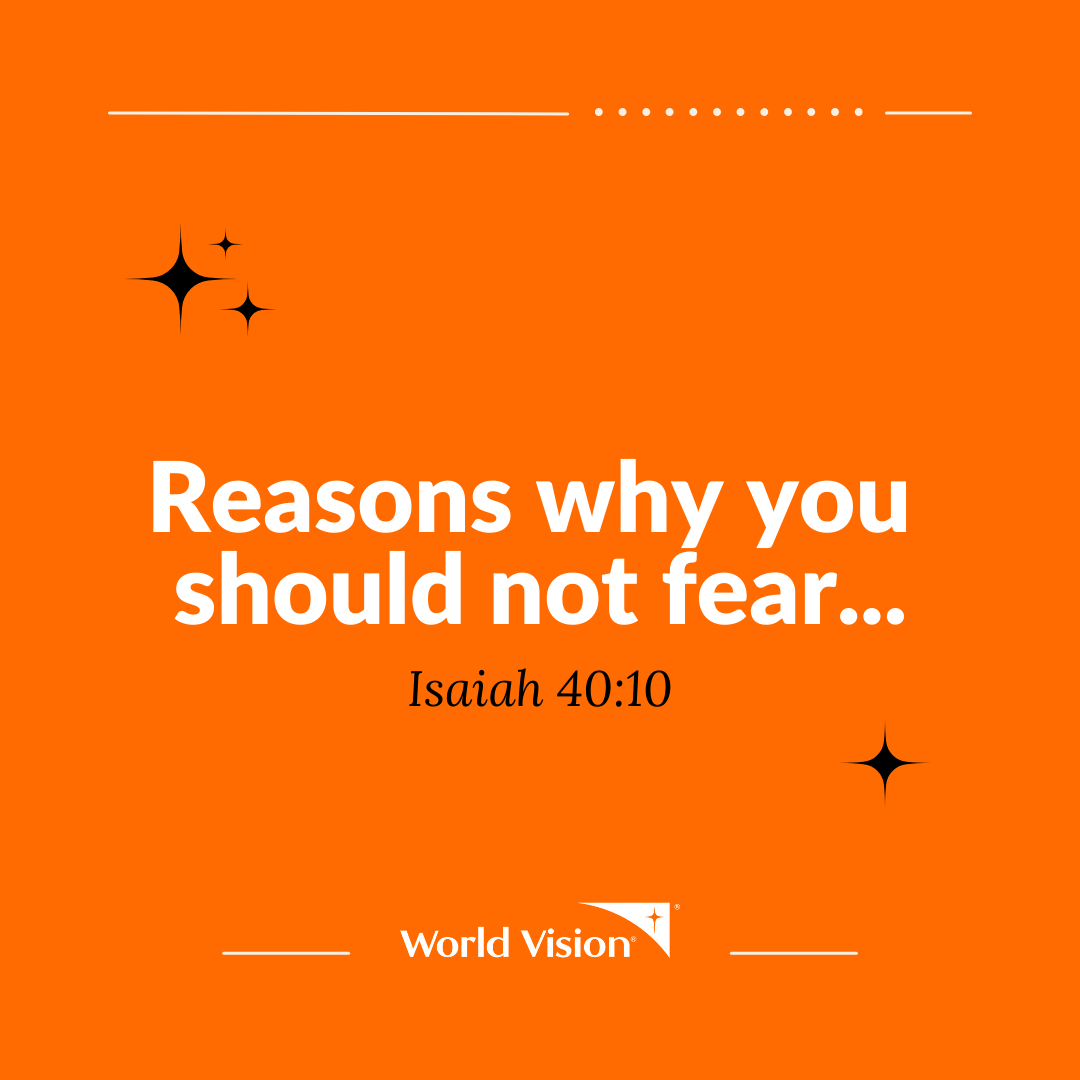 WorldVision's tweet photo. No matter the challenges we face, we are never alone. The Lord’s power and love are always with us, guiding and rewarding our faithfulness. 🧡 

🛐 #ScripureSunday
🛐 #BibleVerse
🛐 #Isaiah4010
🛐 #SundayScripture https://t.co/zVwcqZve1D