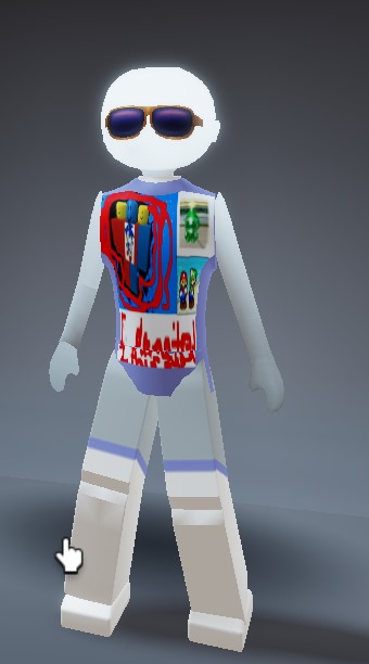 Zwellew's tweet photo. The weirdest thing I've ever made is my roblox avatar. When i see it i want to eat frogs https://t.co/uTJkYQbfmd