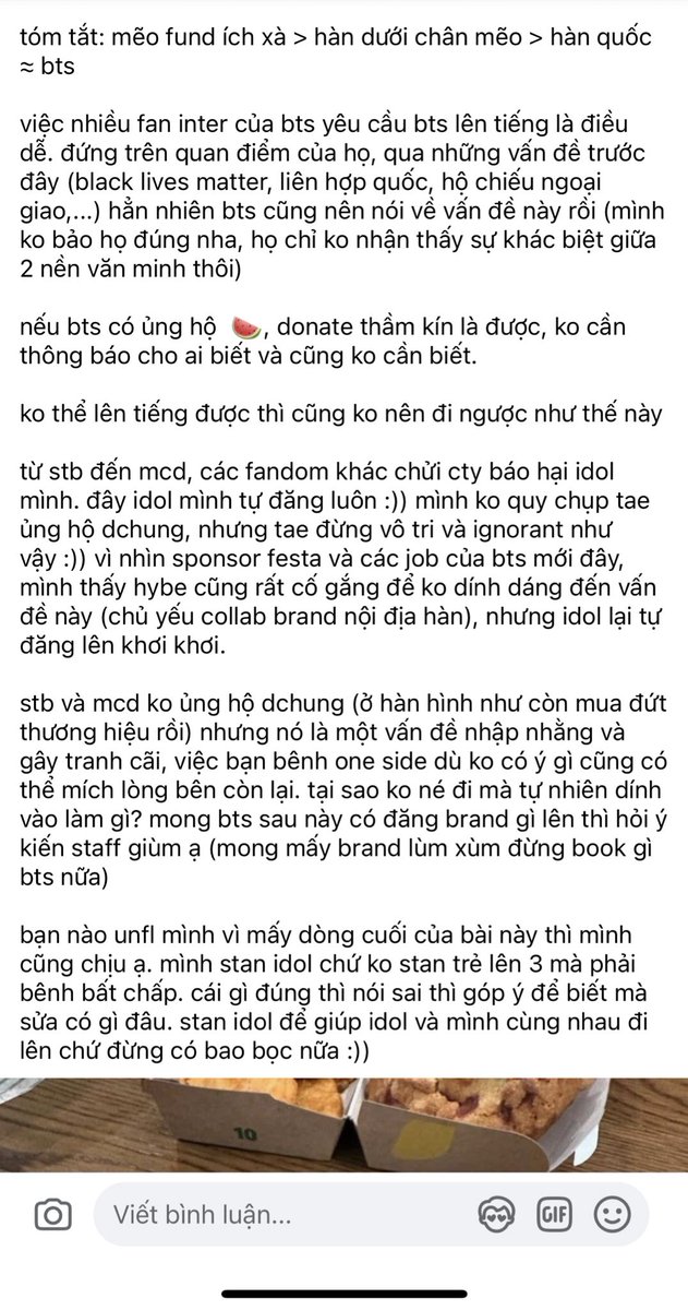 Để đây cho mn đọc và mong mn giữ tỉnh táo 🙏