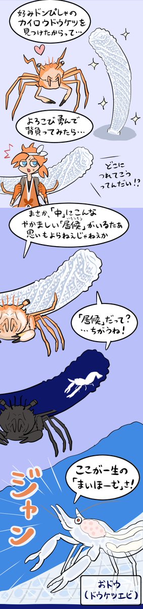 カニと道連れが旅する話2 