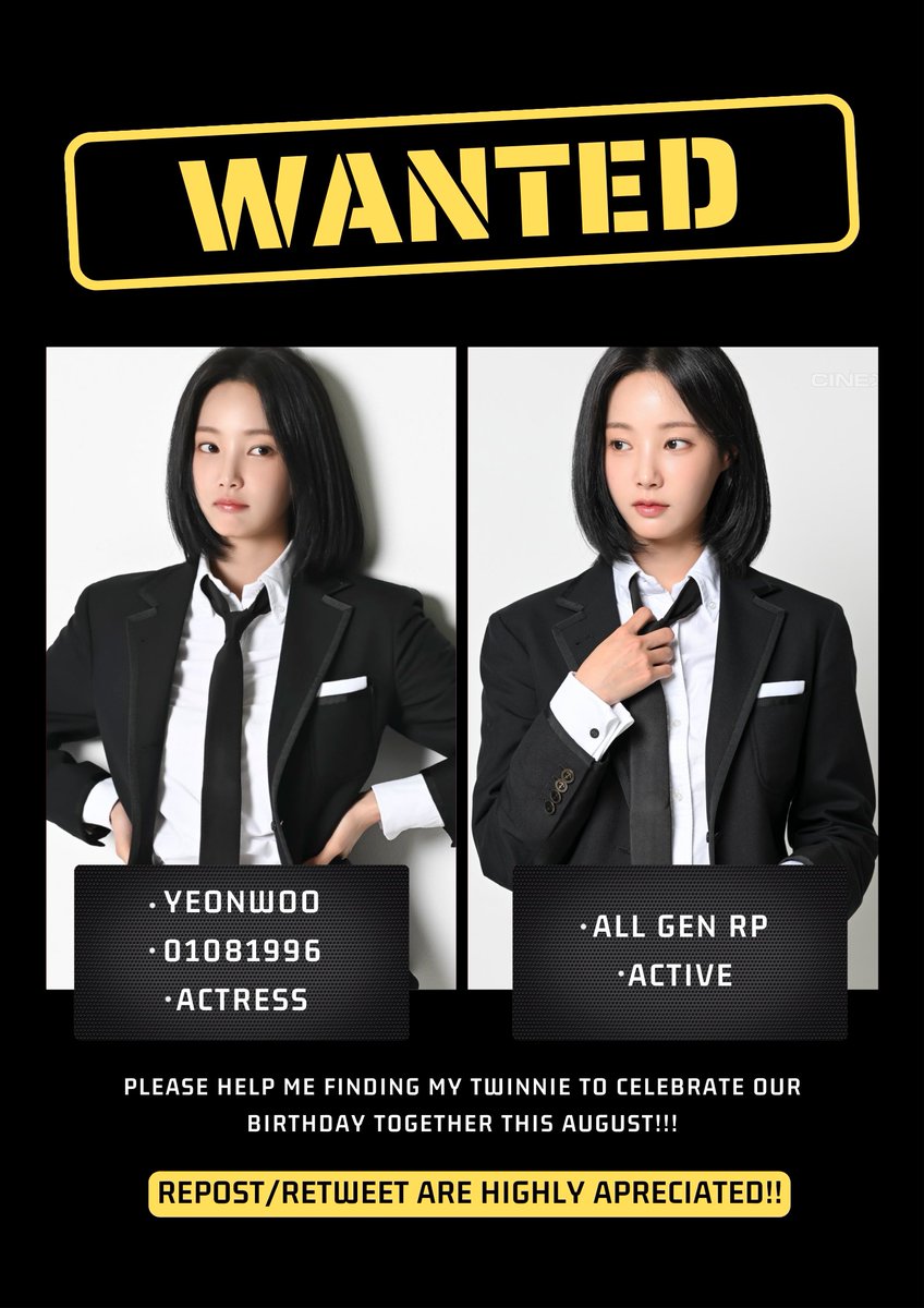 📣 ATTENTION 📣

Because our birthday is right around the corner, here I am looking for my lovely twinnie(s) to celebrate our birthday. Please share this news with your mootsie or leave a trace if we are a twinnie because I am waiting for you all this time☀️