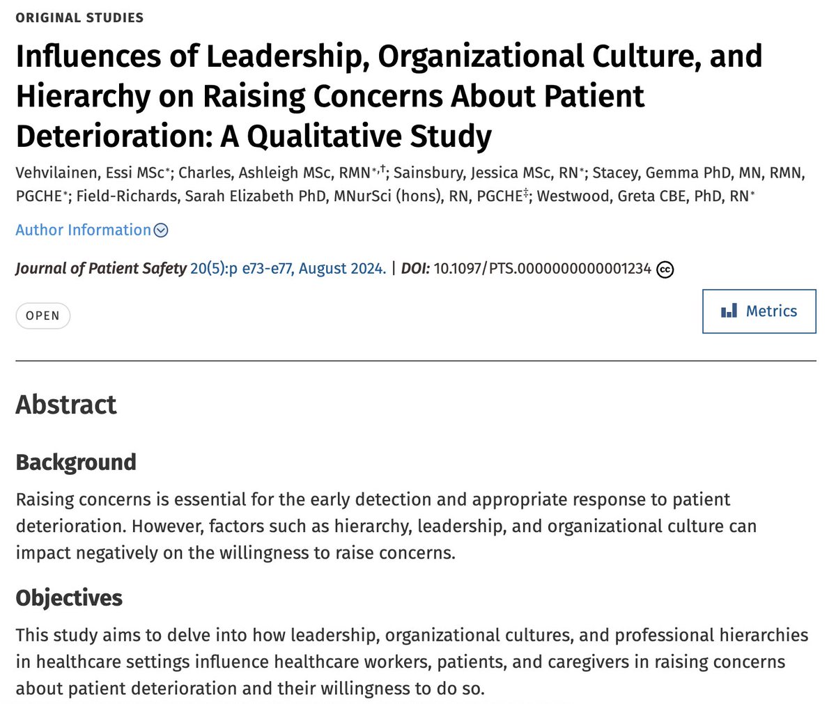 Prof Greta Westwood CBE PhD Registered Nurse tweet media