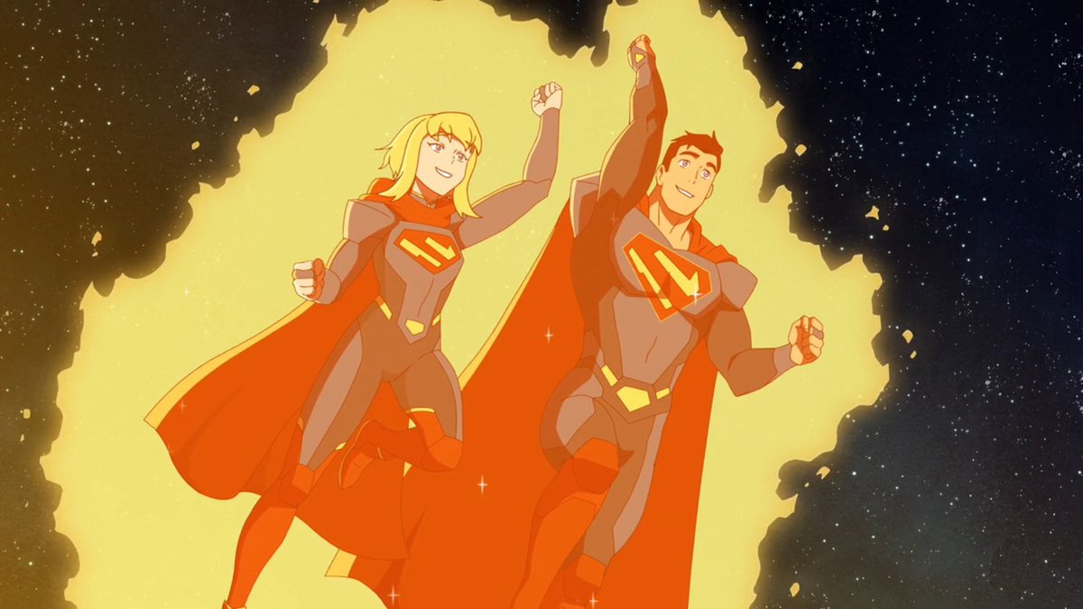 Joefanatic23's tweet photo. #MyAdventuresWithSuperman SPOILERS 
-
-
-
-
-
-
-
-
-
THE COUSINS IN THEIR ICONIC SUITS https://t.co/05hBpALMzv