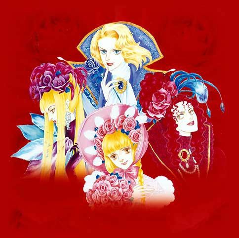 Riyoko Ikeda's illustrations for Kamijo/Lareine 🌹✨