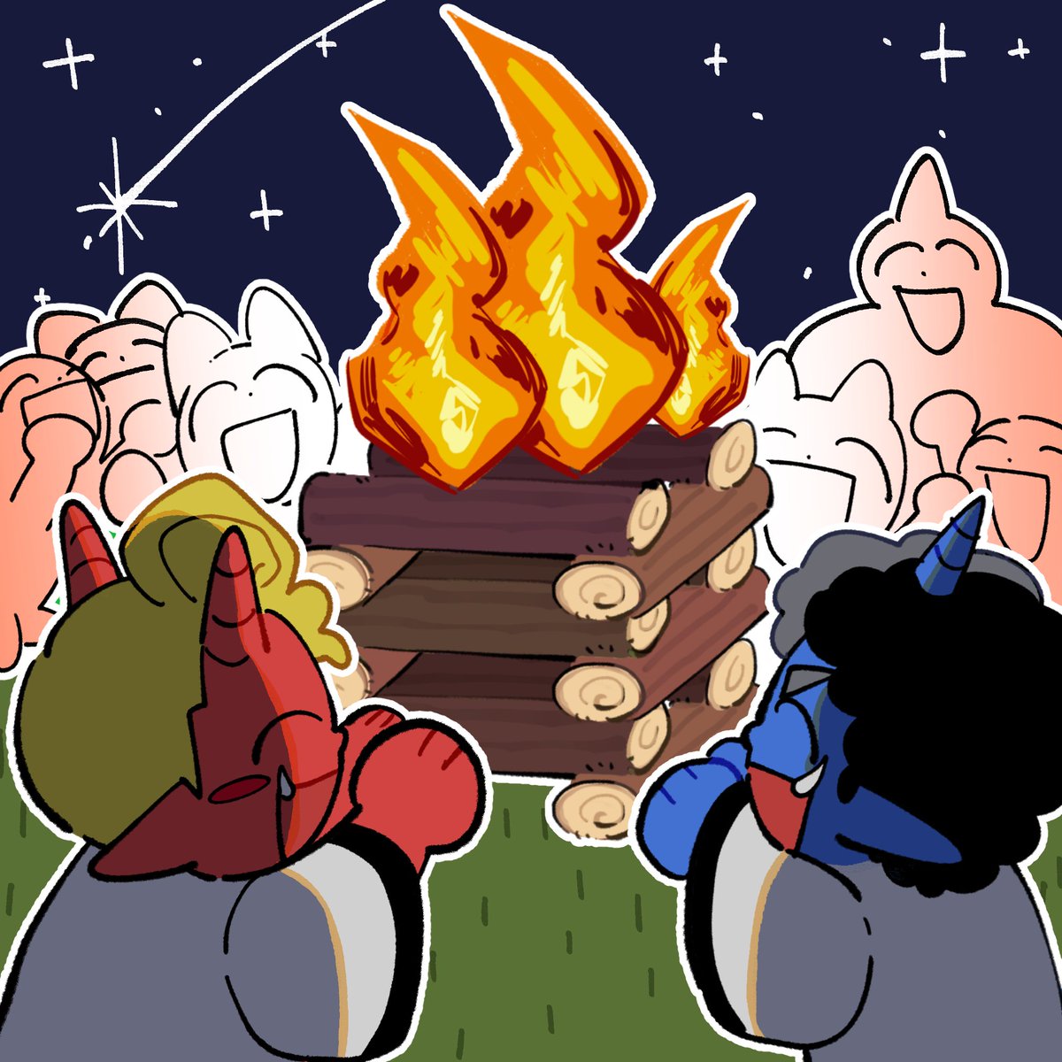 #HKK_Undoukai

📢 กิจกรรมรอบกองไฟงานกีฬาสีวันสุดท้าย ยามศึกเรารบ ยามสงบเราสู้กันเอง หวังว่าทุกคนจะได้มิตรภาพดีๆหลังจากจบกีฬาสีนี้นะกิวกิ้ว

ปล. ยังไม่จบ วันที่ 23/07 นี้ประกาศคะแนนเจอกันครับผม🫡