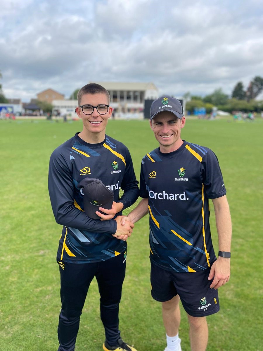 GlamCricket's tweet photo. Congratulations to
@AsaTribe
&amp; Tom Norton on their First XI Debuts  #OhGlammyGlammy | #WILvGLA https://t.co/ZlQ6We3Pl3