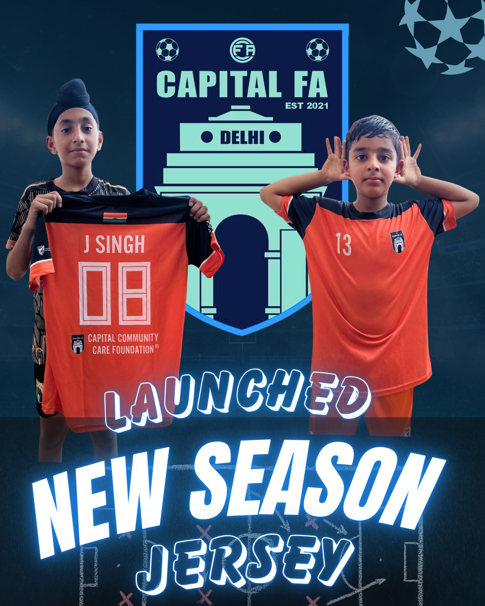 Capital Football Academy on X: Capital Football Academy Launches New  Season Jersey! We are thrilled to unveil our new season jersey, designed to  reflect the spirit of our players. Get ready to