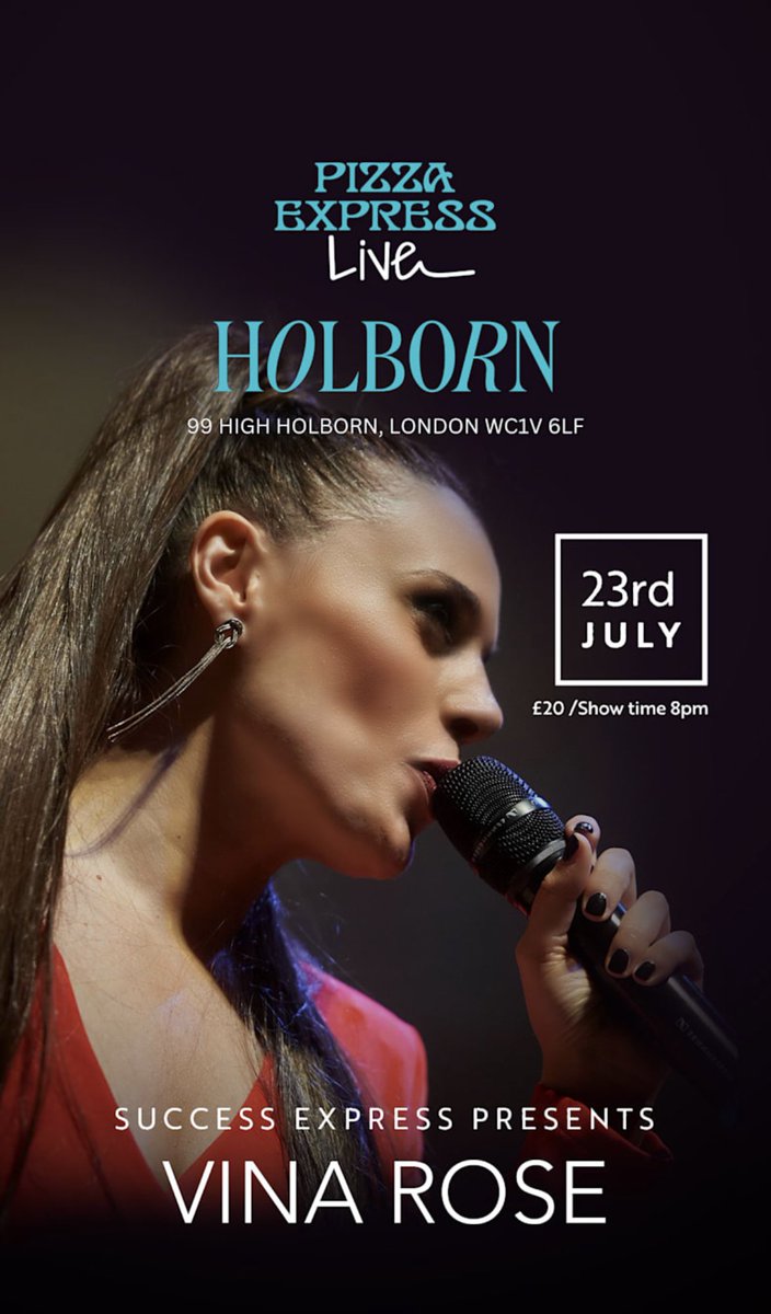 Vina Rose (@vinarosemusic) on Twitter photo LONDON ARE YOU READY???!!
I’m beyond excited to announce my first headline show in the heart of the city and it’s going to be unforgettable..🎶
Join me and my insane band at <a href="/pizzajazzclub/">PizzaExpress Live</a> Holborn on the 23rd July ..Grab your tickets here👇:
pizzaexpresslive.com/whats-on/vina-…
#livemusic LONDON ARE YOU READY???!!
I’m beyond excited to announce my first headline show in the heart of the city and it’s going to be unforgettable..🎶
Join me and my insane band at <a href="/pizzajazzclub/">PizzaExpress Live</a> Holborn on the 23rd July ..Grab your tickets here👇:
pizzaexpresslive.com/whats-on/vina-…
#livemusic