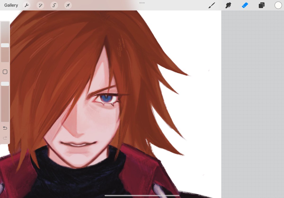 nomad_vv's tweet image. genesis and aerith portraits 🥺🥺🥺🥺 #ff7