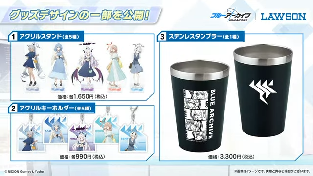 ブルーアーカイブ』× ローソンコラボ キャンペーンが8月27日スタート