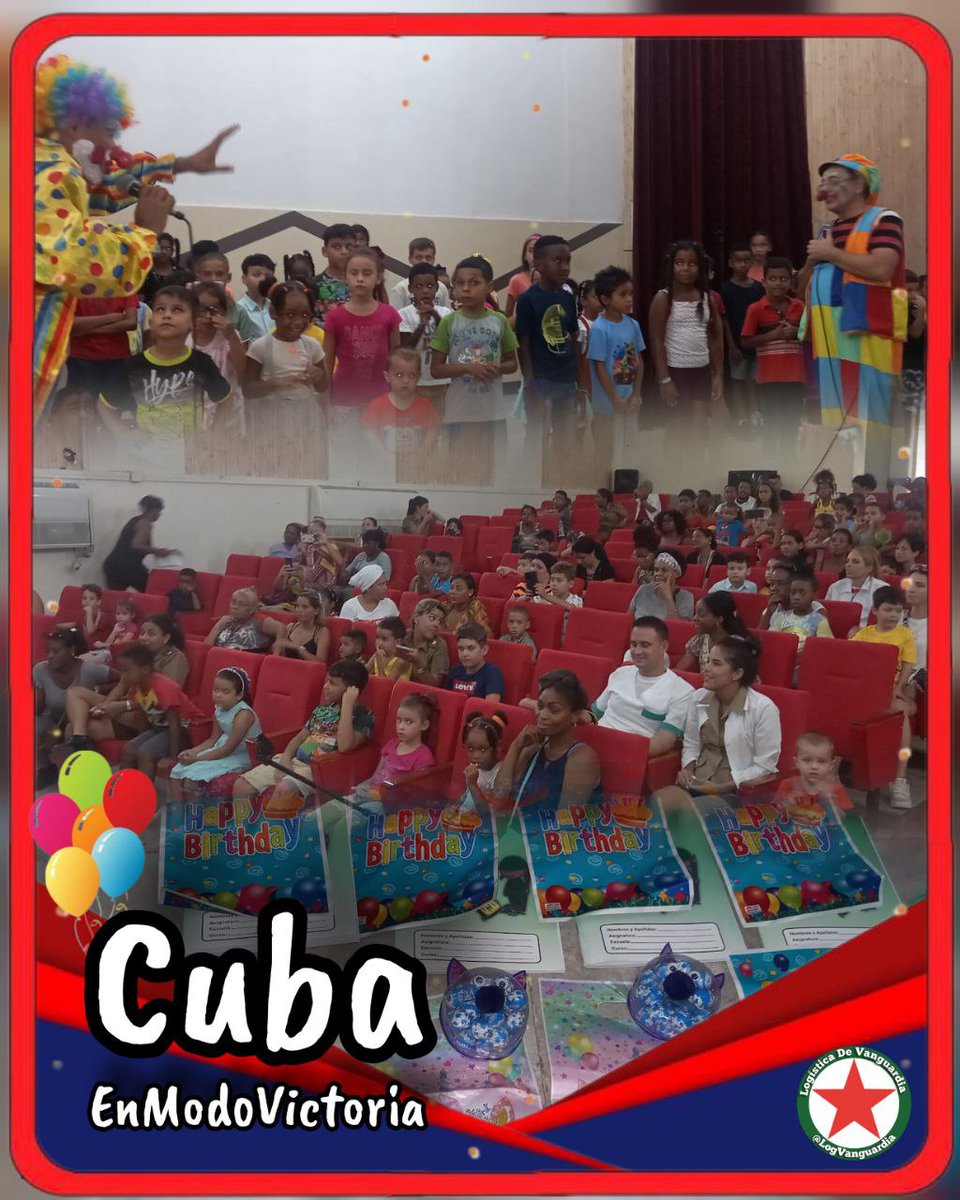 LogVanguardia's tweet photo. 🔴Los niños no solo son el futuro, son el presente lleno de amor y esperanza.🔴

🥳Día de los niños👫 ,en #Cuba 🇨🇺 toda la isla alegre, felíz y de fiesta. @LogVanguardia celebra junto a los pequeños  en este #ModoVerano  porque ellos nacieron para ser felices. https://t.co/vshE843R59