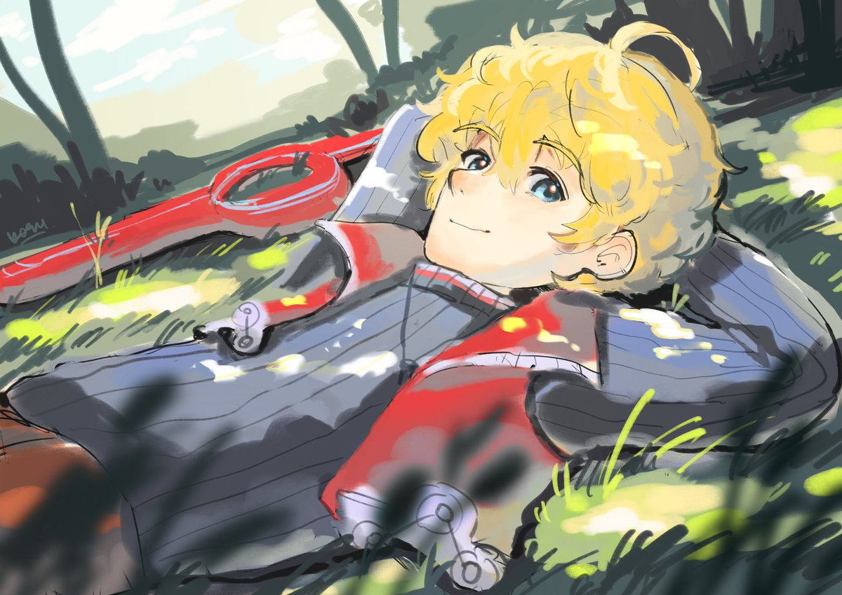 kleshuu's tweet photo. An old piece has been going around again, so I was tempted to do a quick redraw... #Xenoblade #XenobladeChronicles https://t.co/Z9vGdj5Tn6