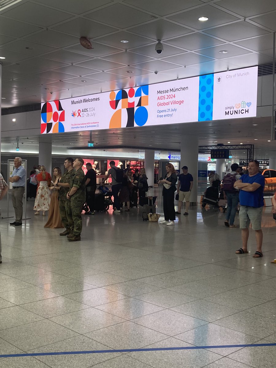 DaAngelita1's tweet photo. I’m thrilled to be at the #AIDS2024 Conference in Munich, Germany, supporting @TeamPATA in hosting an art exhibition that highlights the priorities and challenges frontline healthcare providers face in delivering HIV services to children, adolescents, and youth in Africa. https://t.co/ujRf6hF0Ny