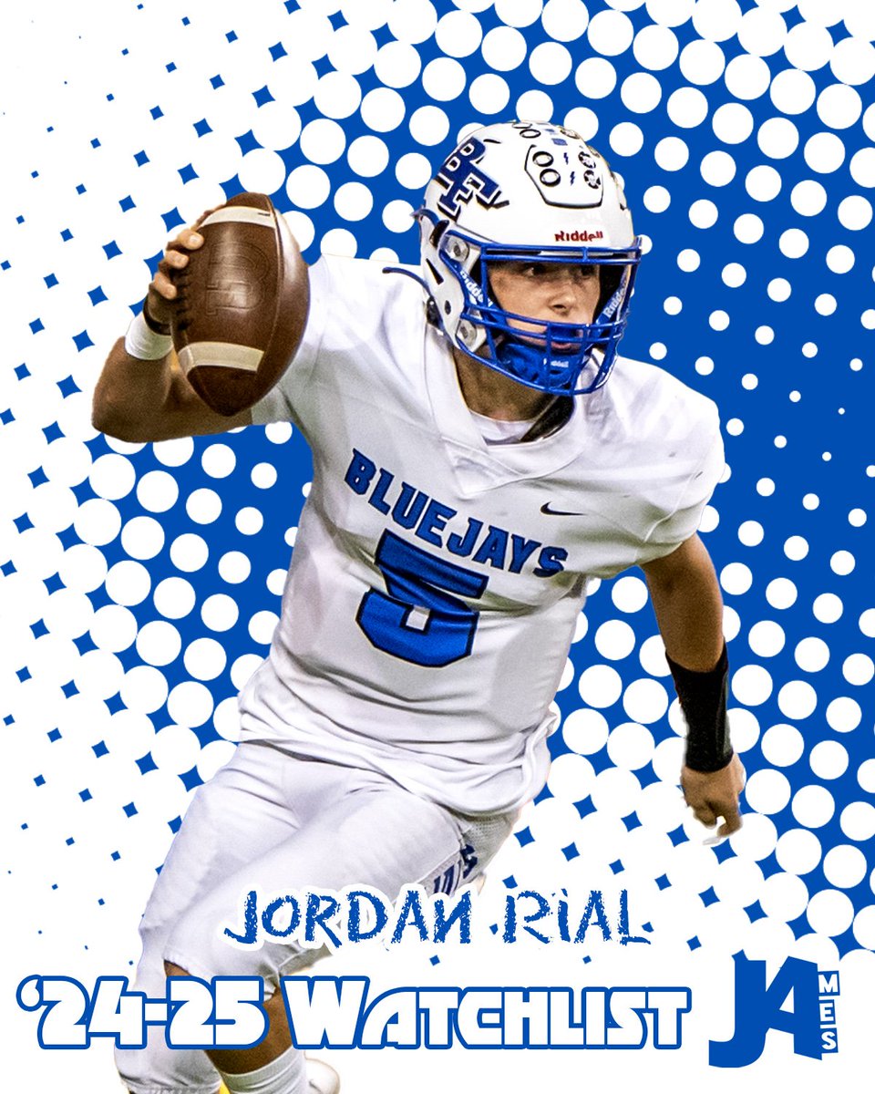 James A. Sizer (@jacreativephoto) on Twitter photo Next on the 24-25 🏈 watchlist is Jordan Rial (<a href="/jordanriall/">Jordan Rial</a> ) from Bondurant-Farrar (<a href="/BFHSFball/">Bondurant-Farrar Football</a> ).
Jordan threw for 1866 yards and 18 TDs, while only throwing 5 interceptions. Looking forward to see what Jordan does this season! Next on the 24-25 🏈 watchlist is Jordan Rial (<a href="/jordanriall/">Jordan Rial</a> ) from Bondurant-Farrar (<a href="/BFHSFball/">Bondurant-Farrar Football</a> ).
Jordan threw for 1866 yards and 18 TDs, while only throwing 5 interceptions. Looking forward to see what Jordan does this season!