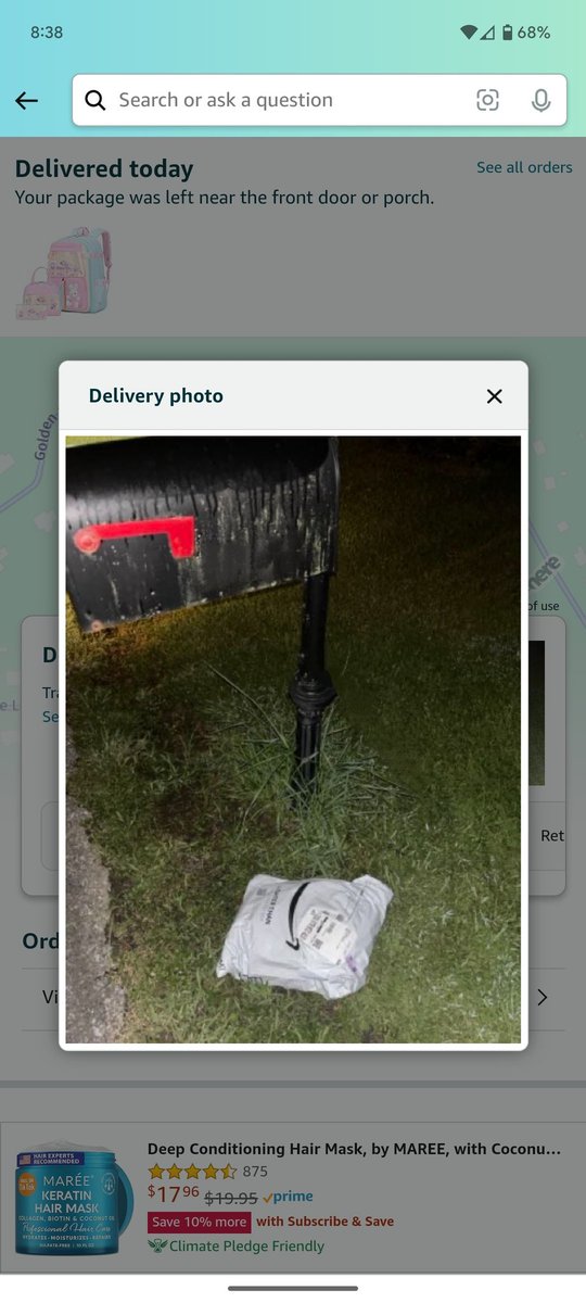 lollygagging84's tweet image. Hey @amazon when did y&apos;all start doing this shit!!!!! I&apos;m pissed! Unacceptable.. Mailbox is right there, check your driver&apos;s! They usually bring it to my door or put it in the mailbox The fuck is this shit! #Amazon #AmazonPrimeDay2024 😡