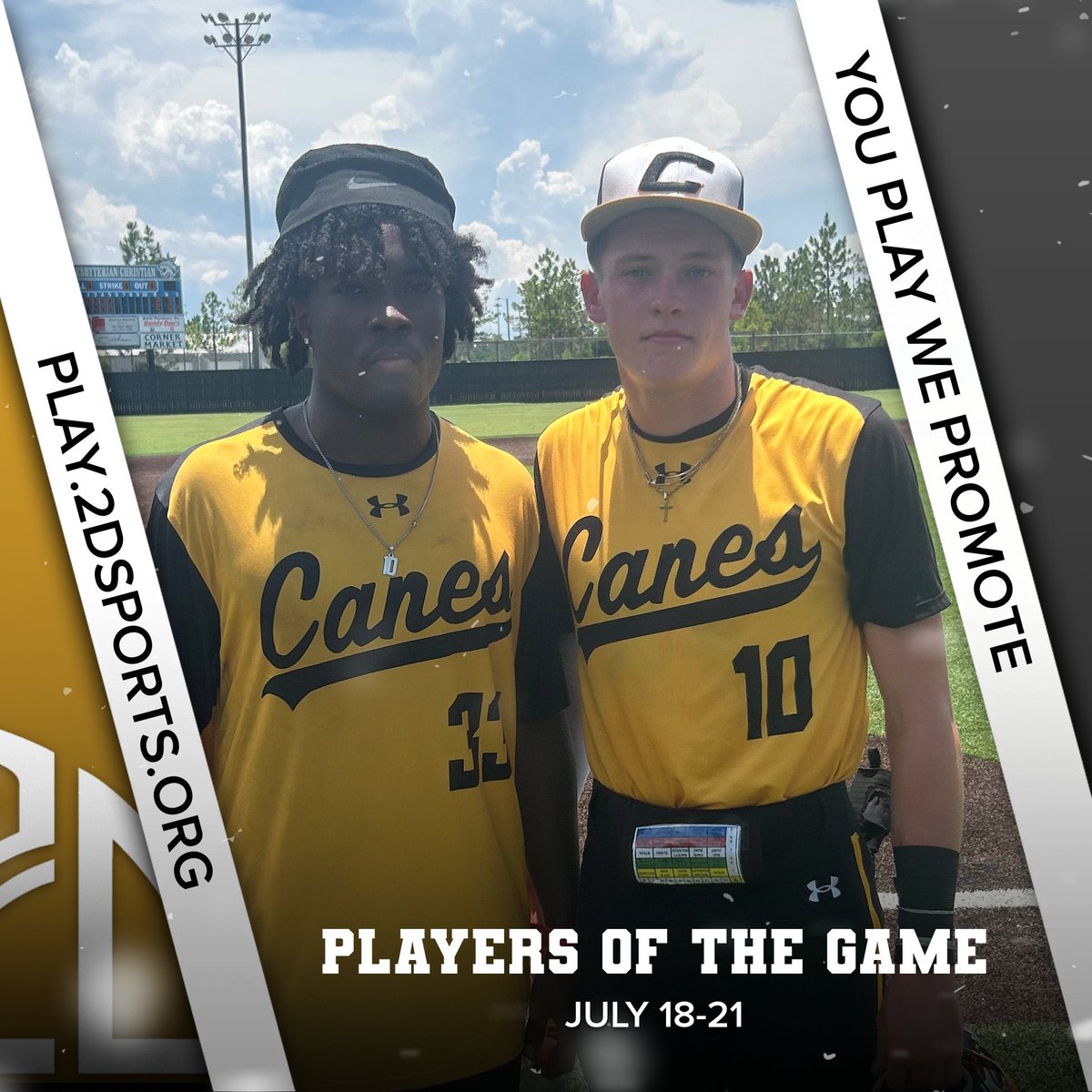 2D Sports Mississippi (@2dsportsms) on Twitter photo ⭐️PlayerS of the Game⭐️
Rj Davis: 5.0 IP 1 hit 5 ks
Price Foil(<a href="/Price_foil10/">Price Foil</a>): 1-2 hr
Hinds CC
Canes SE MS 2025(@canesms)
#2DHitting #2D2025 ⭐️PlayerS of the Game⭐️
Rj Davis: 5.0 IP 1 hit 5 ks
Price Foil(<a href="/Price_foil10/">Price Foil</a>): 1-2 hr
Hinds CC
Canes SE MS 2025(@canesms)
#2DHitting #2D2025