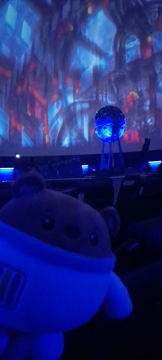 ROGAstronomers's tweet photo. Ted has had a great time at the Fulldome Festival @PlanetariumJena, seeing so many exciting new shows and getting to know planetarians from around the world. Next stop - Berlin for the main @IPS_Planetarium Conference 2024! 🪐🐻🥳
#ips2024
#tedontour https://t.co/IzBH6KiypG
