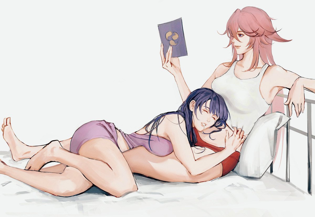 bruvbruvee's tweet photo. Rest day
#eimiko #yaemiko #RaidenEi #原神 #genshinimpact https://t.co/wblpldzR4c