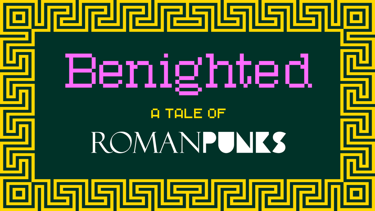 iancrogers's tweet photo. The dramatis personae of our inaugural #RomanPunk comic book is complete. A narrative update:
Welcome to BENIGHTED: a story of murder and intrigue in the corrupt and effete 22nd century AD city state of Neo-Carthage, under the suzerainty of the galactic hegemonic Astra Roma Empire.
π§΅1 #graphicnovel #cyberpunk #neonoir #uchromia
π