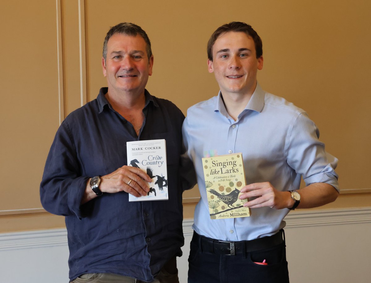AndrewMillham's tweet image. Pleasure to meet @MarkCocker2 at Essex Book Festival!