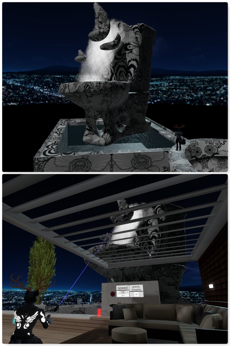 WolfoShi's tweet photo. It's not all toilets ;o)
Toilet Art Gallery By LittleAO
https://t.co/T9je5bZikg
52.26 MB - Cross-Platform - C32
https://t.co/rL4OxIb8OJ

#VRC #VRChat #VRChat_world紹介 #VRChatPhotography #VRChat_World #vrexplorer #MadeWithVRChat #VR https://t.co/q1JZjjeOvV