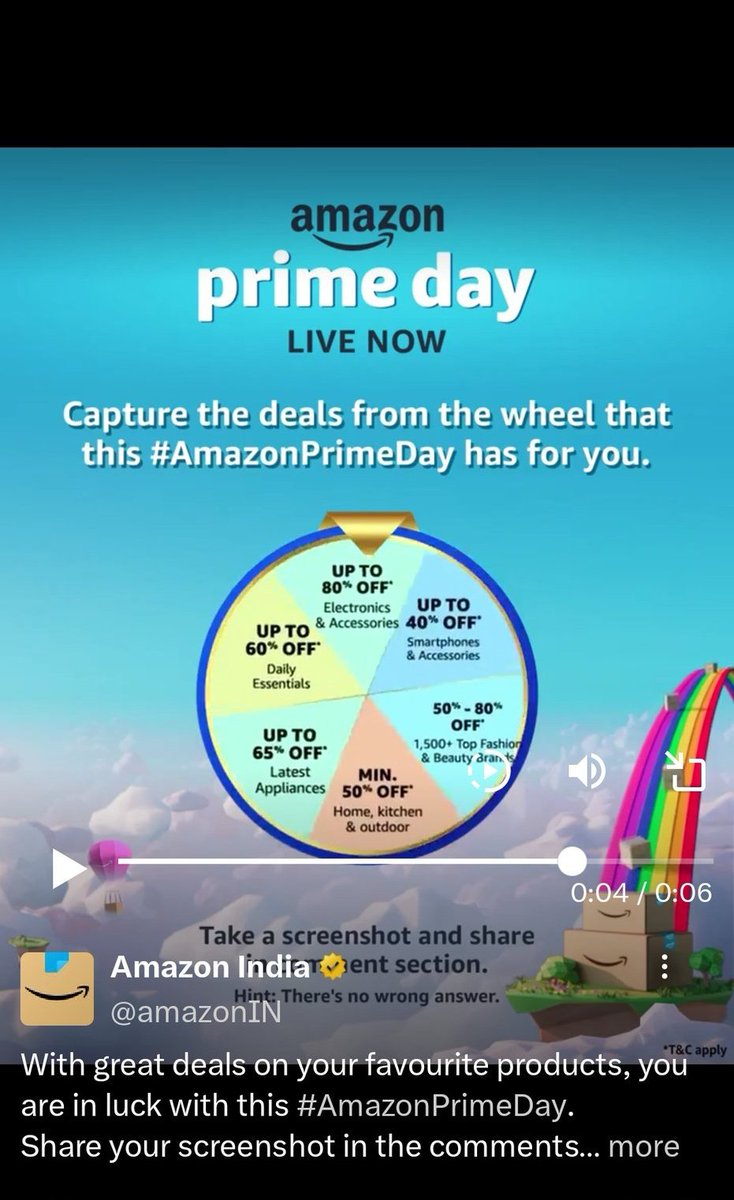Abhiee77's tweet image. DONE ✅ 
#AmazonPrimeDay2024 #DiscoverJoy @amazonIN