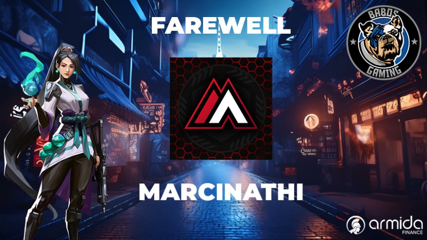 BabosGaming's tweet image. 🚨FAREWELL🚨

Today, we sadly have to announce that @marcinathi will be stepping down from his position as Manager of our @VALORANT Team. He has done so much for our Team and Organisation and we are very grateful to have had him with us. 🙏

@marcinathi, we wish you all the best…