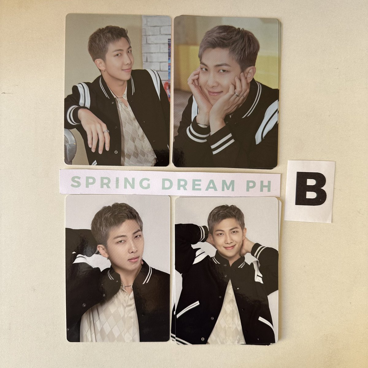 SpringDreamPH's tweet image. Ph wts lfb onhand

[Sold by set] RM Namjoon Official BTS Permission To Dance On Stage mini pc photocard

A - 180
B - 120

+ sf

See more items here: carousell.ph/u/springdreamph
