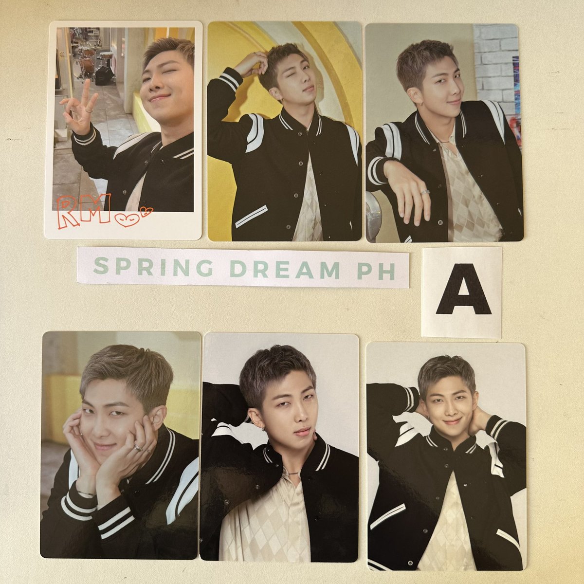 SpringDreamPH's tweet image. Ph wts lfb onhand

[Sold by set] RM Namjoon Official BTS Permission To Dance On Stage mini pc photocard

A - 180
B - 120

+ sf

See more items here: carousell.ph/u/springdreamph