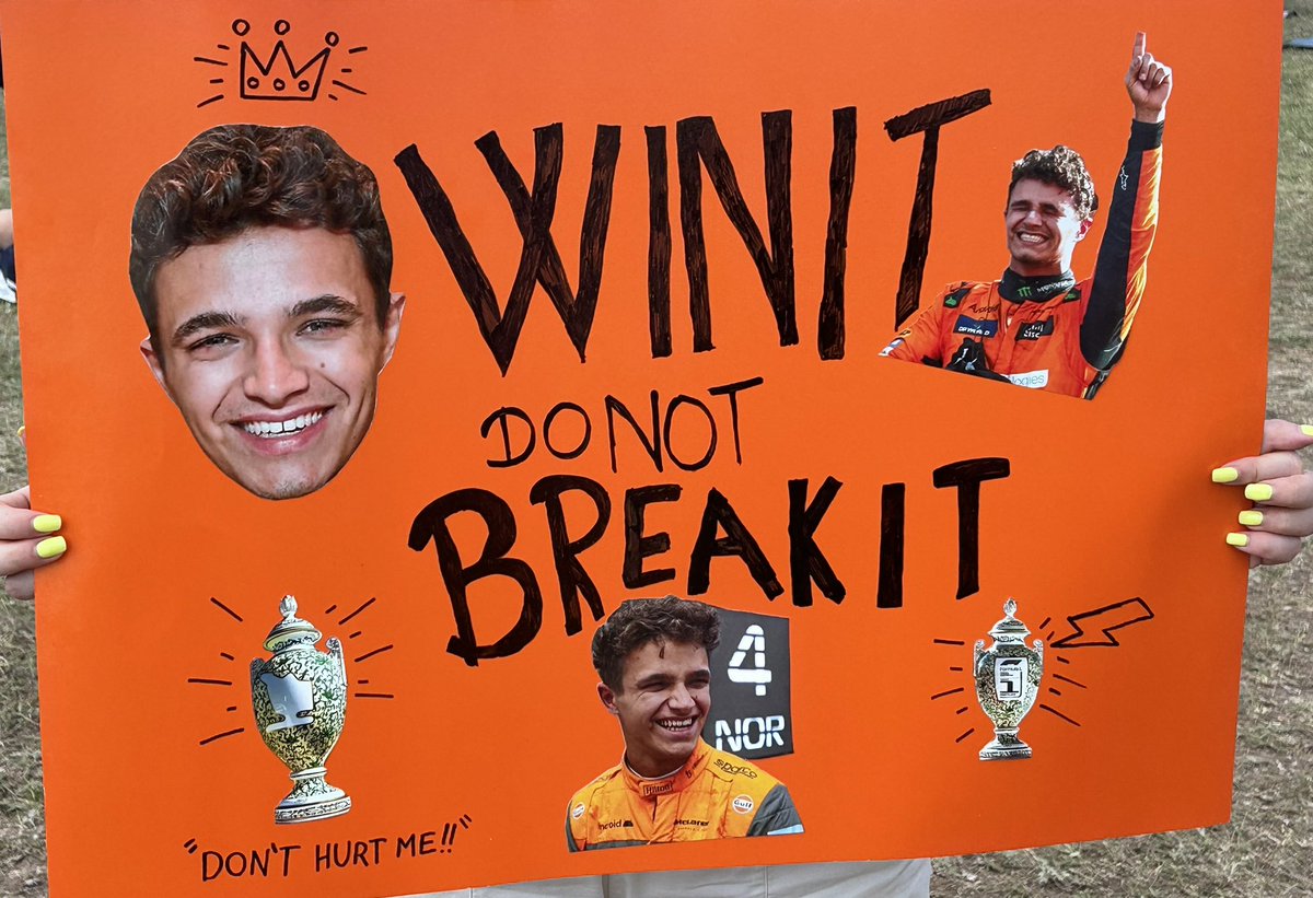 _andus_'s tweet photo. Good luck for @LandoNorris today at the #HungarianGrandPrix We are here to cheer for him! @LN4 @F1 @McLarenF1 #f1 #Formula1 #HungarianGP #HungarianGrandPrix #lando https://t.co/7VQibkgg60