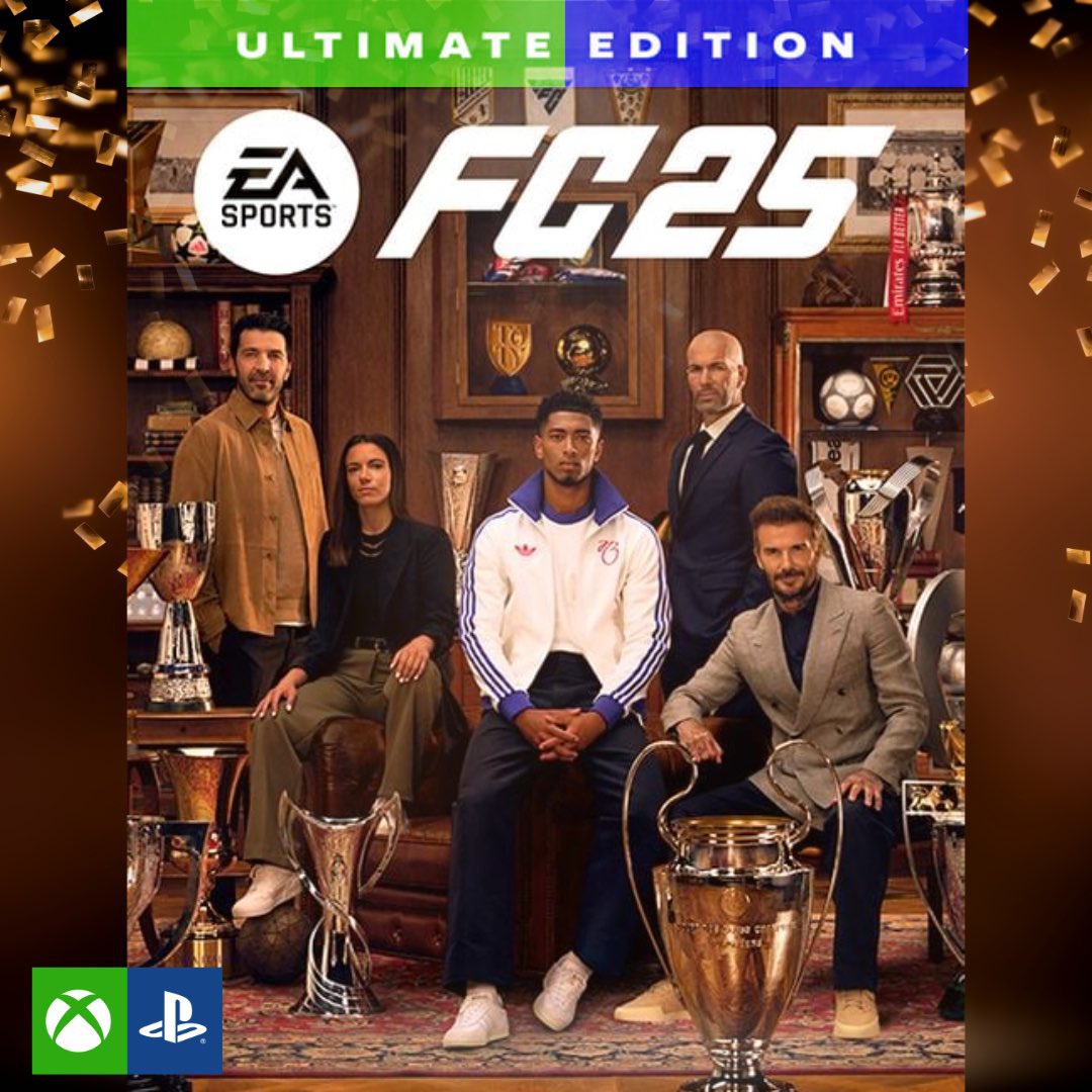 iwatchbugs's tweet image. FC 25 Ultimate Edition Giveaway 🎉 

Exclusively for X, simply:

1 - Retweet 🔁
2 - Comment what platform you’re on ✍️
3 - Make sure you’re following so I can DM the winner ✅

Will announce the winner on this thread next week (by 28th). 
Bring on the next EAFC 🎊🎁