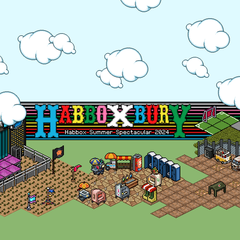 Habbox's tweet photo. 9th-17th August 2024: Habbox Summer Spectacular returns to @Habbo!

When the world shut down in 2020 we brought you Habboxbury on our bday, now it's back for a HUGE summer tournament.

Get in early and sign up to a team at https://t.co/34tIQ0GLGn - THOUSANDS of credits to be won! https://t.co/LiNIfu5rqL