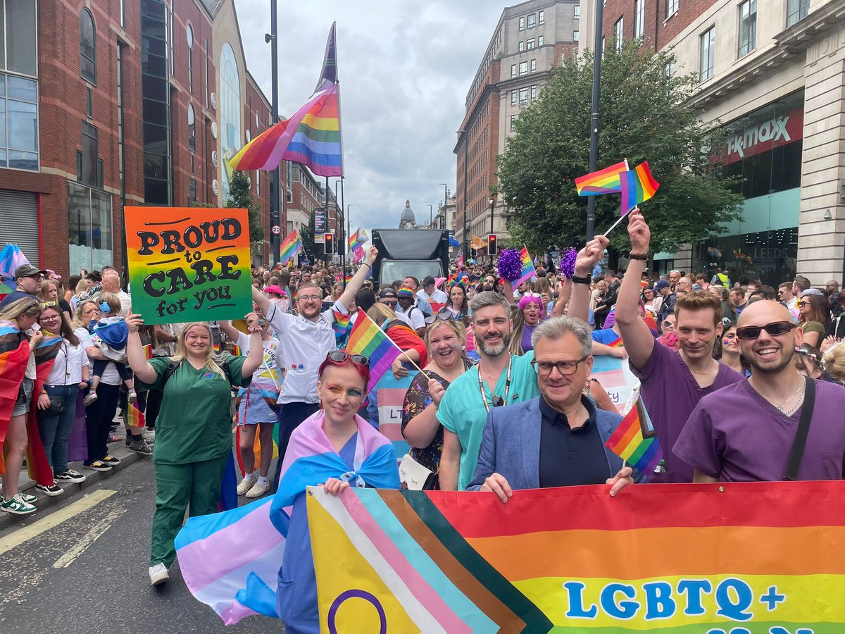 LTHT LGBT+ Staff Network (@lthtlgbt) on Twitter photo The LGBT+ staff network is proud to represent <a href="/LeedsHospitals/">Leeds Teaching Hospitals</a> on the best day of the year: <a href="/LeedsPride/">Leeds Pride</a>!
#HappyPride 🏳️⚧️🏳️🌈 The LGBT+ staff network is proud to represent <a href="/LeedsHospitals/">Leeds Teaching Hospitals</a> on the best day of the year: <a href="/LeedsPride/">Leeds Pride</a>!
#HappyPride 🏳️⚧️🏳️🌈