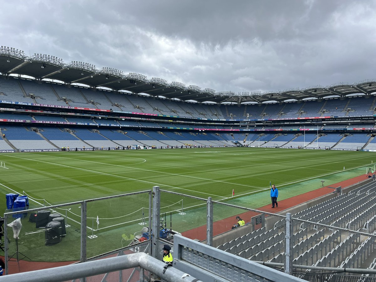 Looking forward to biggest day in GAA Hurling calendar. Pitch in great condition as always, well
Done <a href="/stuartwilson156/">Stuart Wilson</a> &amp; team. Bring it on! #AllIrelandHurling #AllIrelandFinal