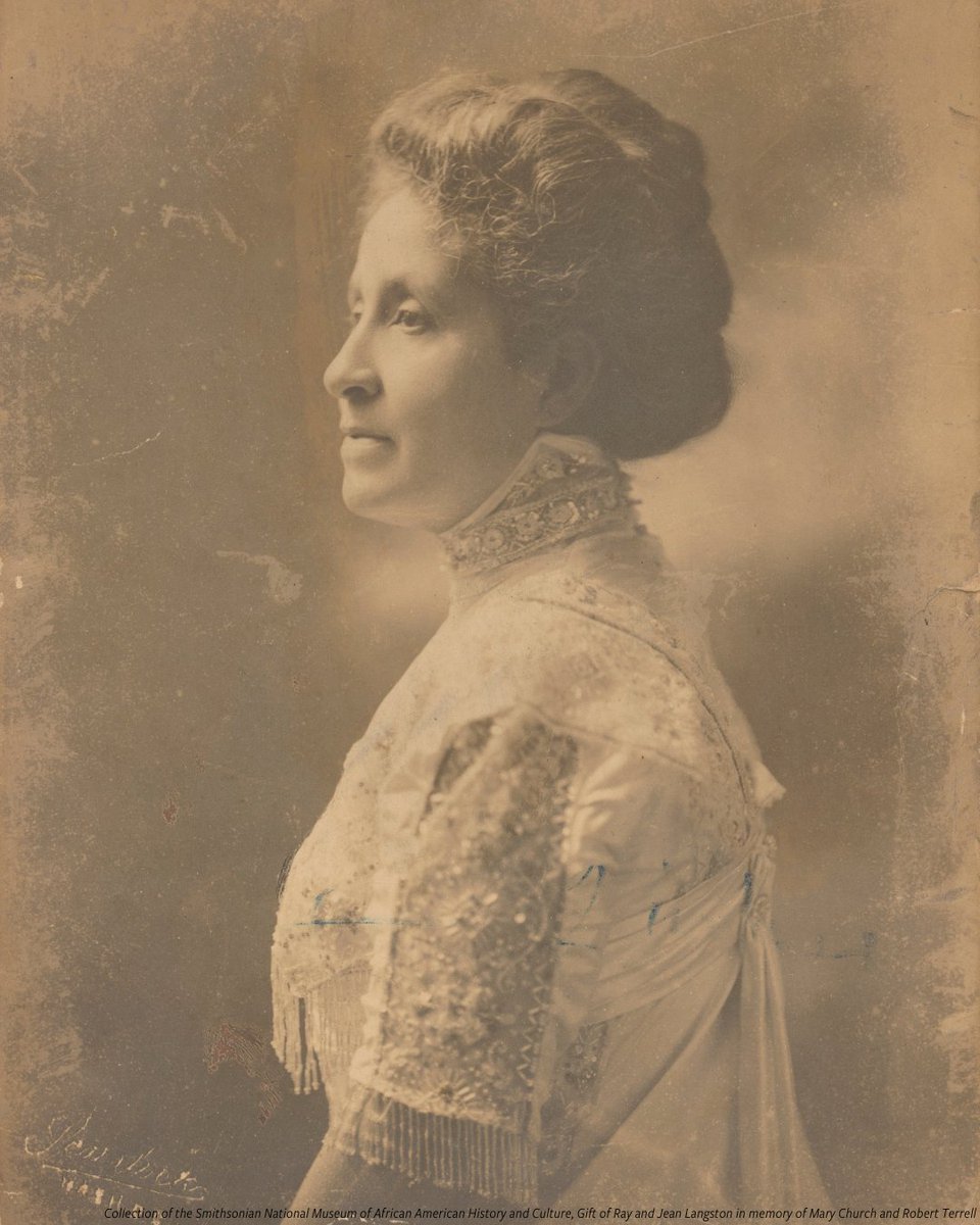 #OTD in 1896, Mary Church Terrell and fellow activists Frances E.W. Harper, Harriet Tubman, Ida B. Wells-Barnett, and Josephine St. Pierre Ruffin founded the National Association of Colored Women. They worked to address social issues such as lynching and suffrage.