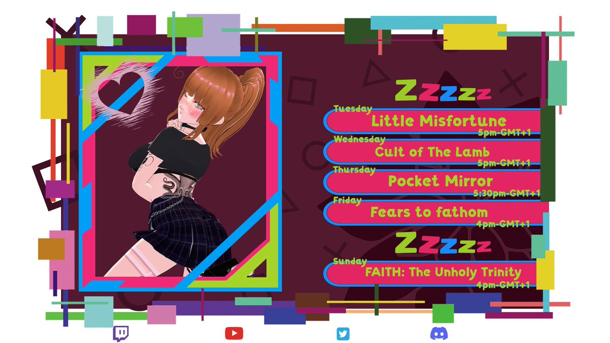 IcedLatteLiv's tweet photo. This weeeeeeek, again thank you @nchris2370 https://t.co/CaQhQKp1Aq #Schedule #Vtubers #vtubersupportbeam #VTubersAreStillWatching #vtubercommunity #SmallStreamersConnect #SmallStreamerCommunity #smallstreamers #horrorgaming #twitch #twithvtuber #TwitchStreamers #VtuberEN https://t.co/geEryUQfIF