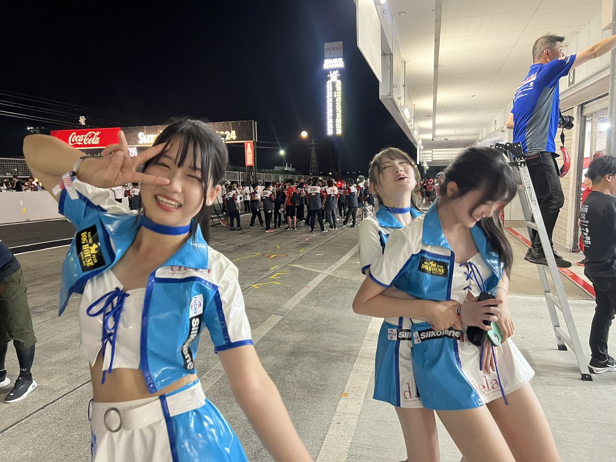 ティアラ　ダイアナ　レース付きスパッツ　ＥＬ82 鈴鹿8耐 ありがとうございました 【TEAM FRONTIER】 #フロンティアの