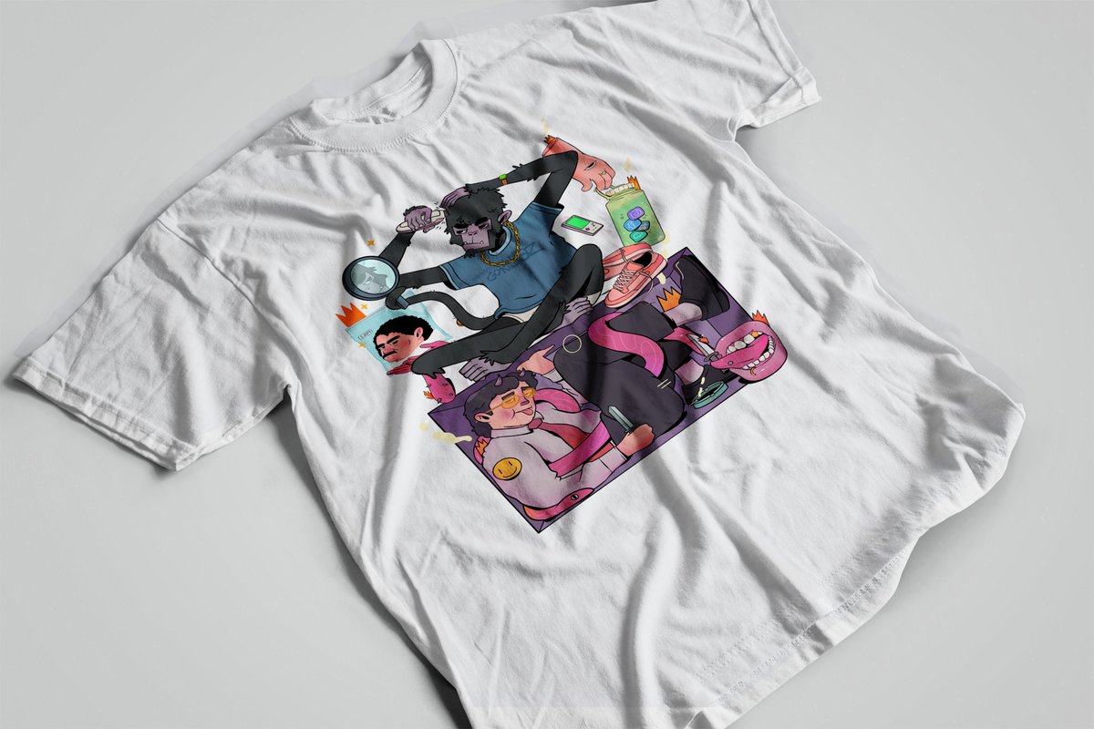 GM Folks!!
"EVOLUTION" is now listed on
<a href="/mallow__art/">Now found at @mallowdotart</a> 

reserve 0.2 SOL

The T-shirt prize pool opens if the bid reaches a minimum of 1 SOL. The winner will receive a special T-shirt. 
( shipping costs are not included )

link down below
👇👇👇