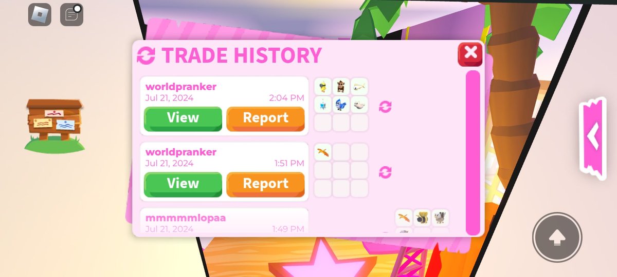 alibheo's tweet photo. @PlayAdoptMe Guys I just got scammed, please report this guy, worldpranker. I'm so sad 😭 https://t.co/junBy1VGKR